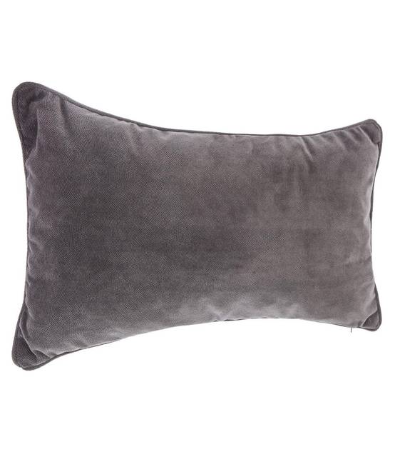 Coussin déhoussable Gris foncé 30 x 50 cm - Image 1