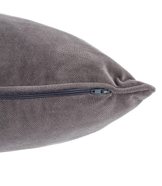 Coussin déhoussable Gris foncé 30 x 50 cm - Image 2