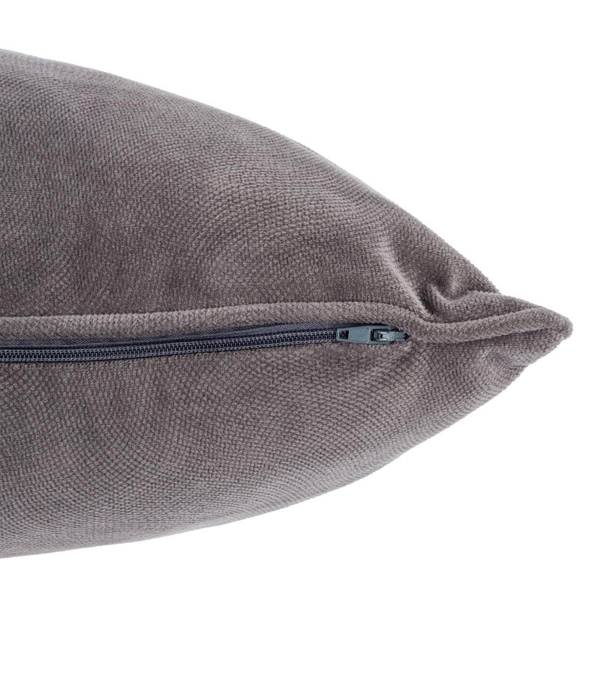Coussin déhoussable Gris foncé 30 x 50 cm - Image 2