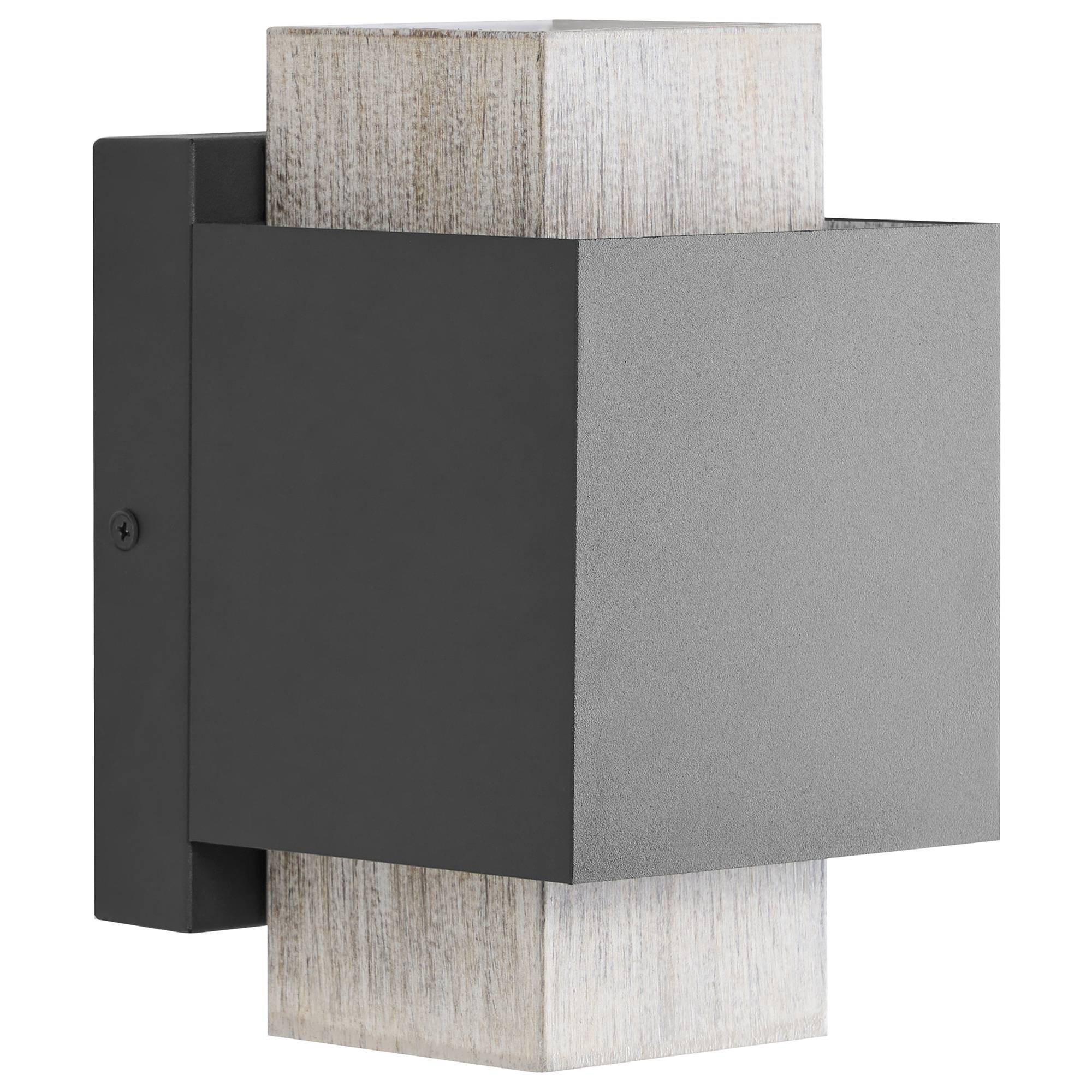 Beliani - Lampe murale pour l'extérieur Aluminium Noir TIMOK - 12x14x20- Beliani - Image 4