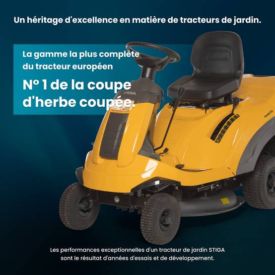 Stiga - Tondeuse Combi 372, moteur 414cc, plateau 72 cm, bac 170L - STIGA - Image 3