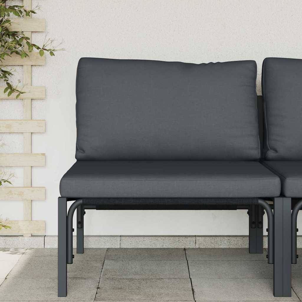 Vidaxl - Mobilier de jardin Anthracite 80 x 80 x 71 cm Acier vidaXL 42009985 - Image 4