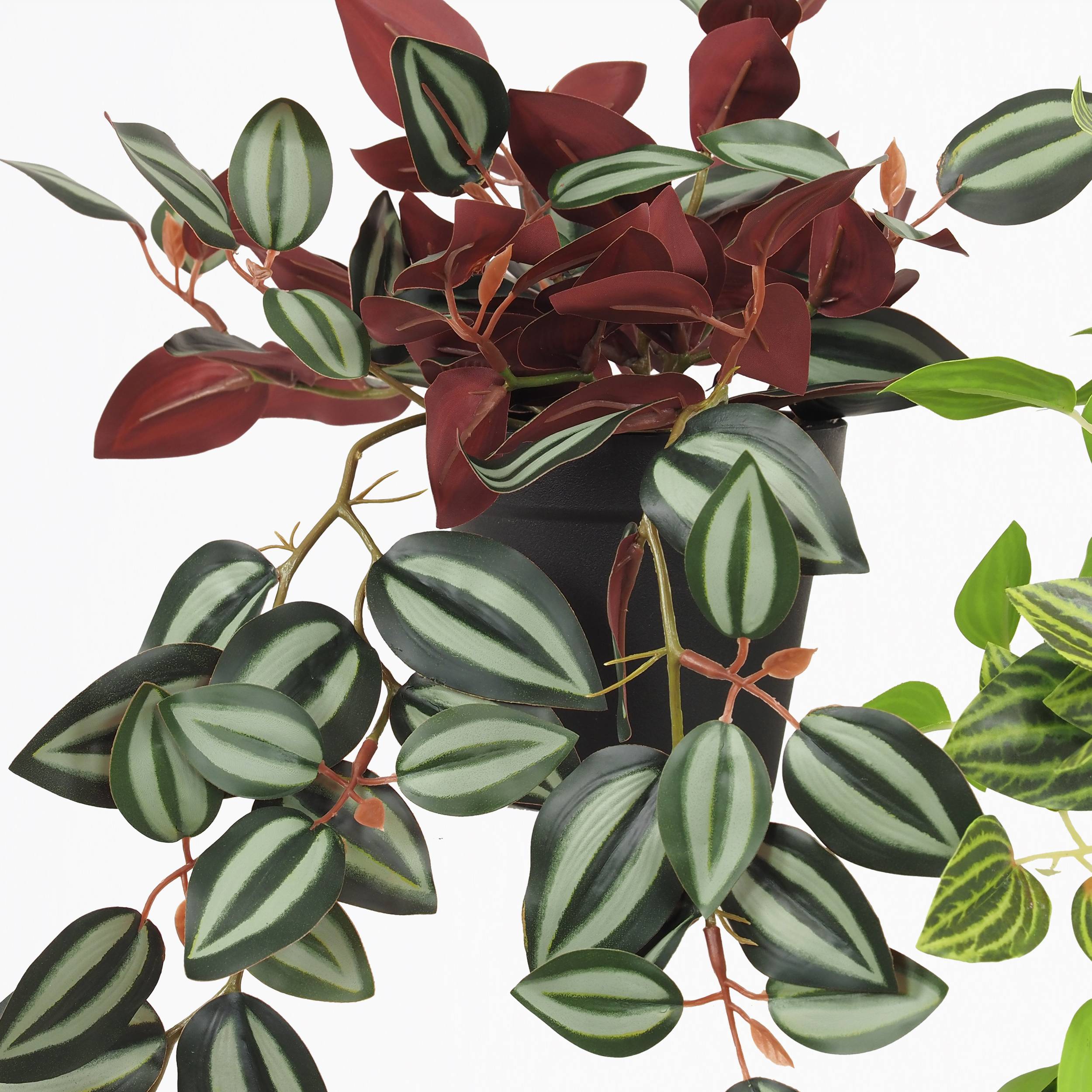 Ligne Deco - Plante verte artificielle tombante 50cm lot de 3 - Image 8