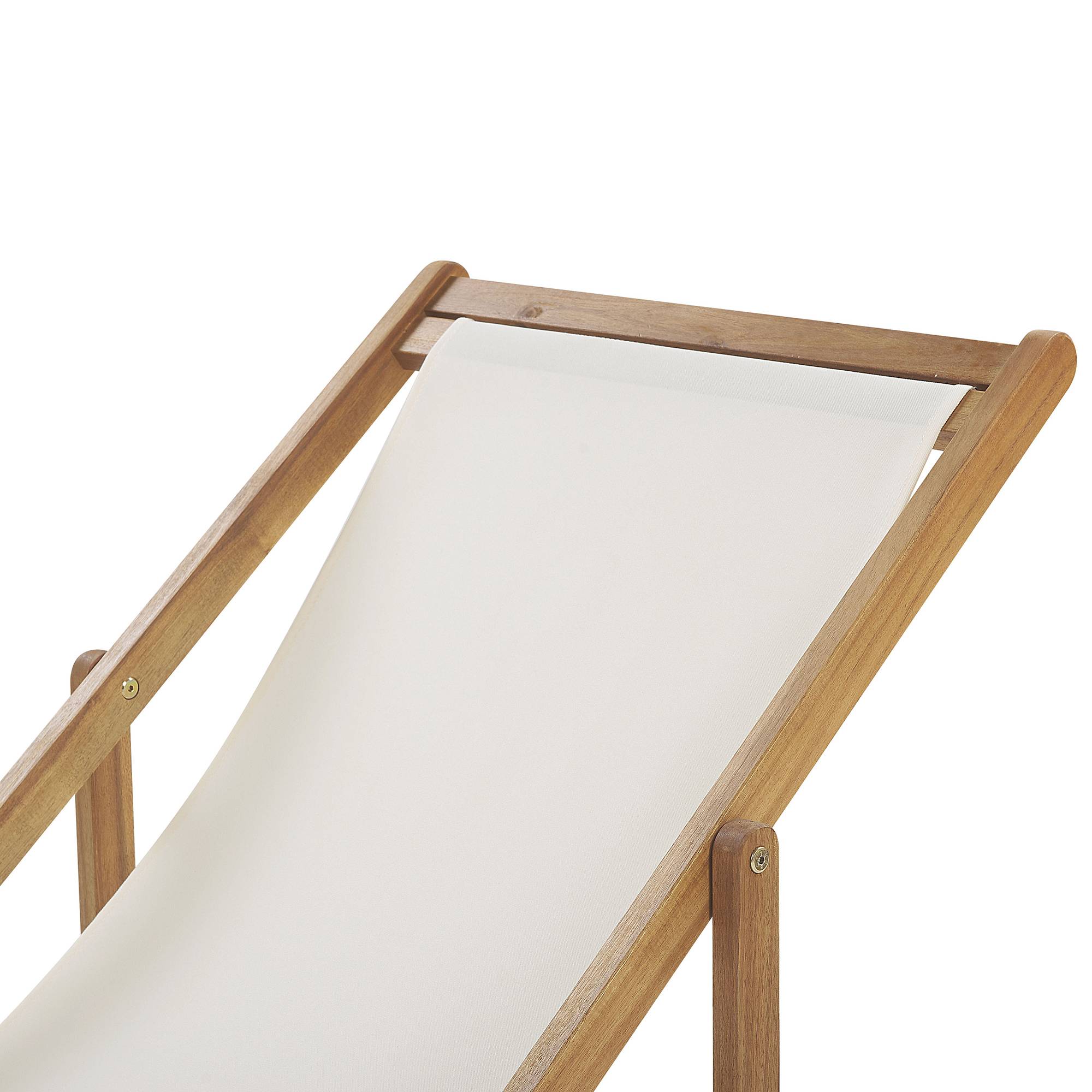 Beliani - Chaise longue Tissu Marron clair ANZIO - 54x101x84- Beliani - Image 7