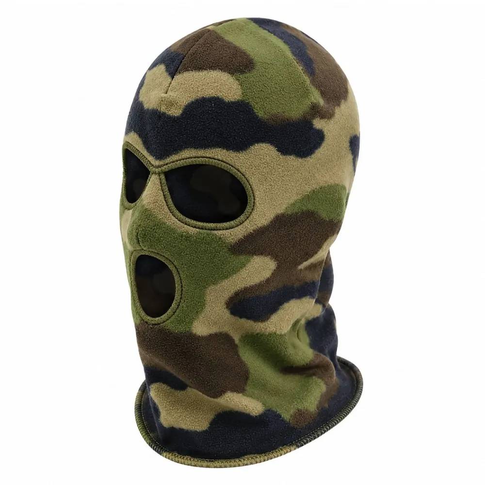 Cagoule confort chaude polyester micro polaire camo CE Percussion - Image 5