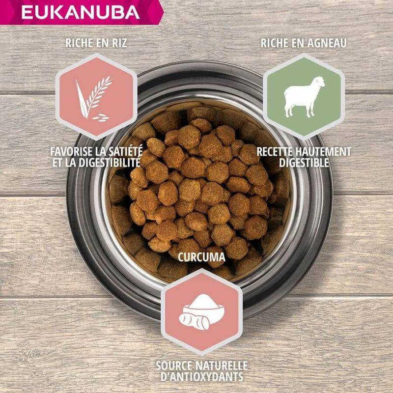 Eukanuba - CROQUETTES CHIEN SENIOR AGNEAU SMALL / MEDIUM - EUKANUBA 2,5 kg - Image 2