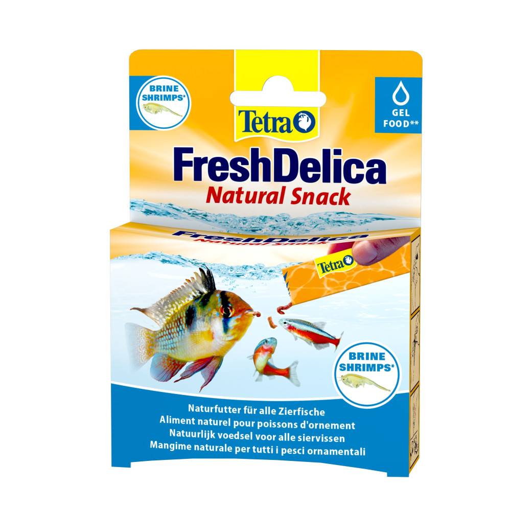 Tetra - Friandises Artemias "Brine shrimps" en gel 16 sticks de 3 g Fresh Delica nourriture pour Poissons d'ornement - Image 2