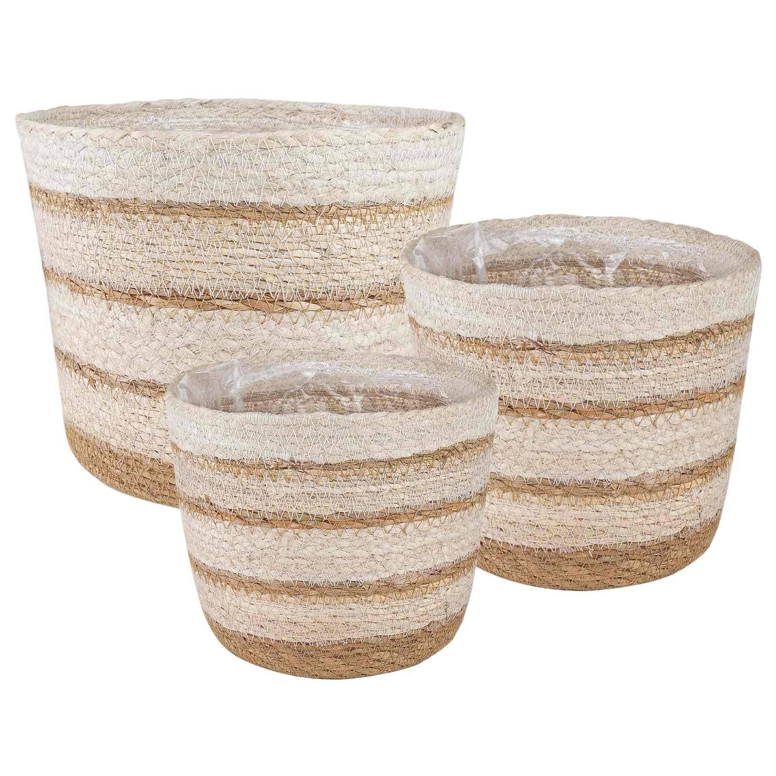 Vidaxl - Décoration Intérieure 3 pc Naturel - Image 2