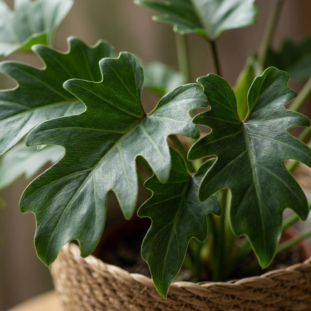 Philodendron Xanadu - Pot de 19cm - Hauteur 60cm - Panier - Plantes d'intérieur - Image 4