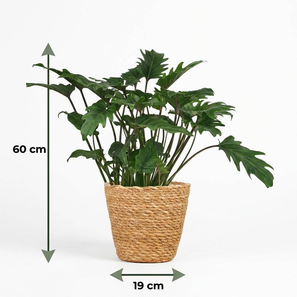 Philodendron Xanadu - Pot de 19cm - Hauteur 60cm - Panier - Plantes d'intérieur - Image 5