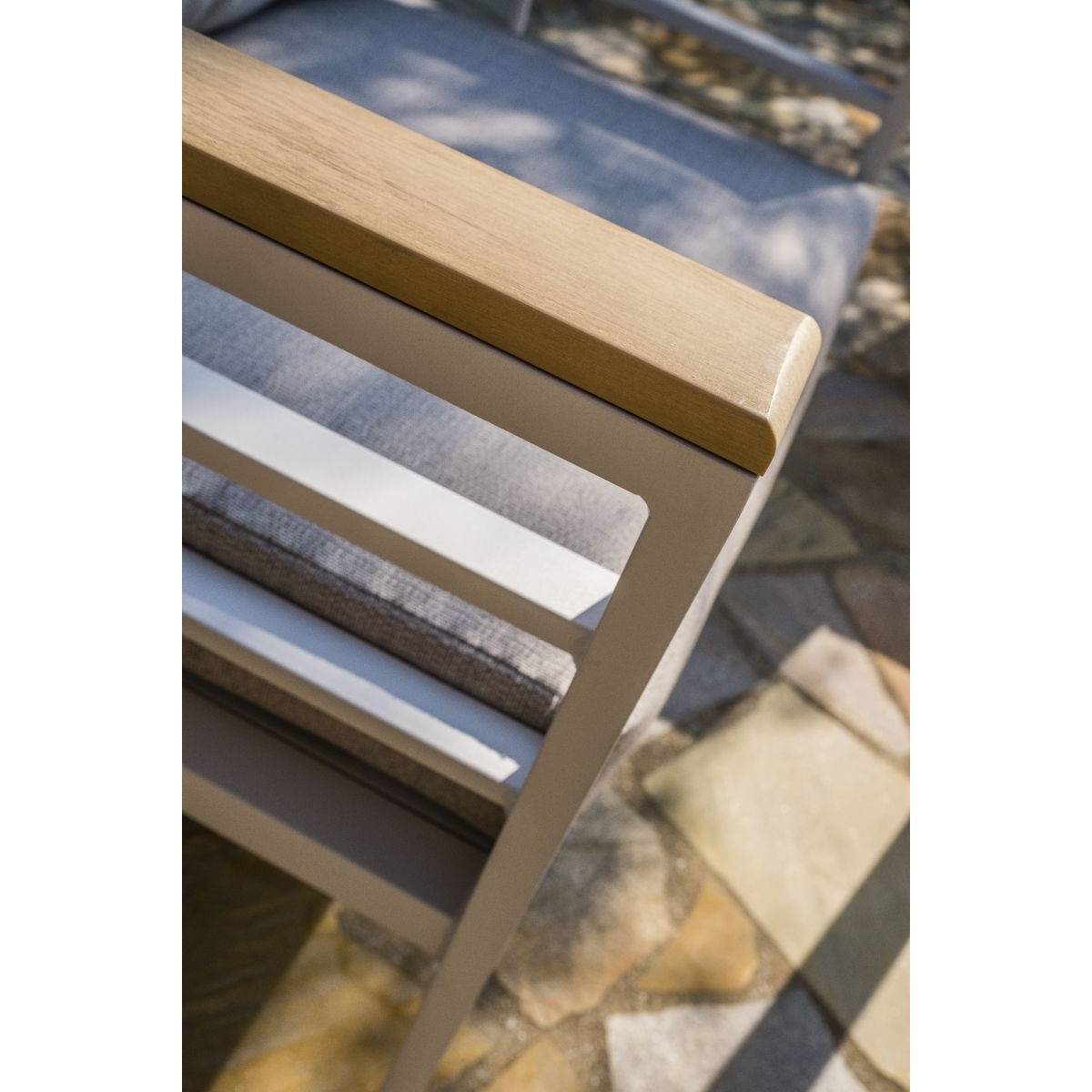 Dcb Garden - Ensemble Repas de jardin 7 Places "Cayenne" 180cm Blanc - Image 4