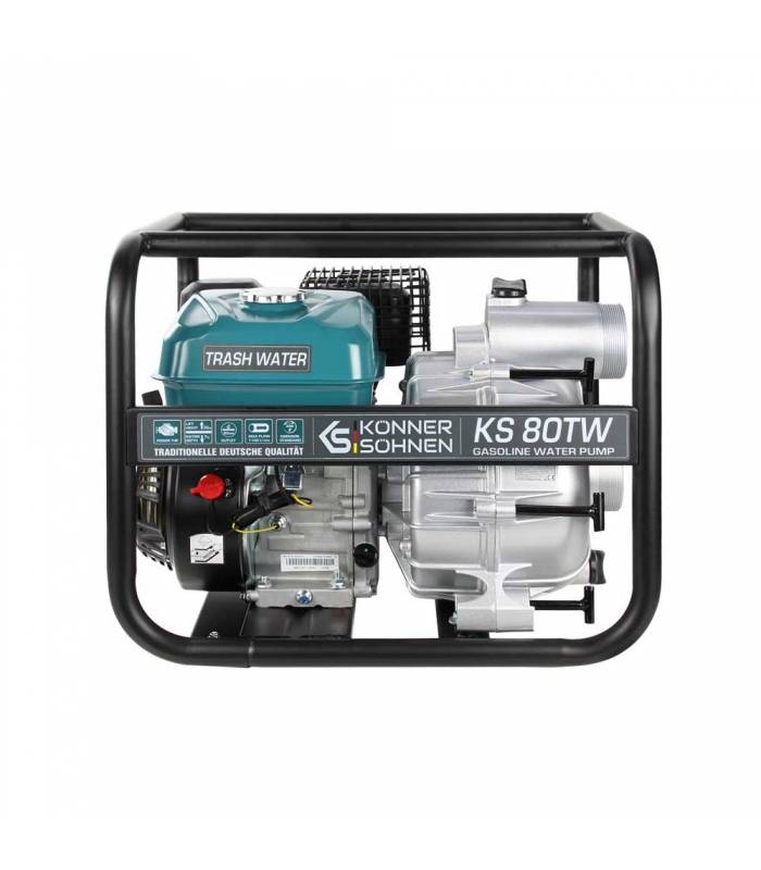 Motopompe 3 pouces spéciale eau de mer 60000l/h moteur 212 cc Könner  Söhnen KS 80TW - Image 1