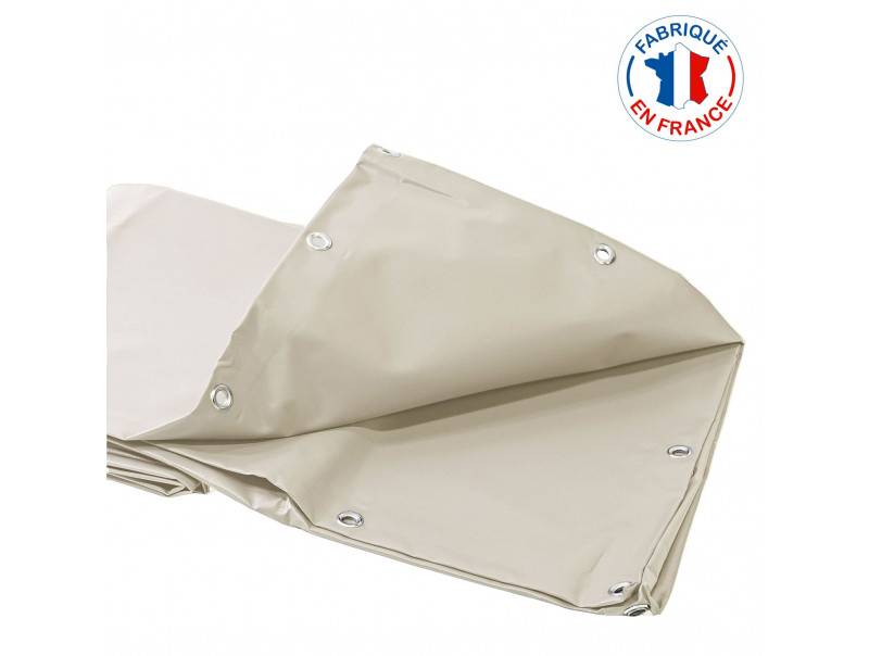 Bâche PVC Pergola 680 Gr/M² TECPLAST Ivoire 2.5 x 4 m - PR1439 - Image 2
