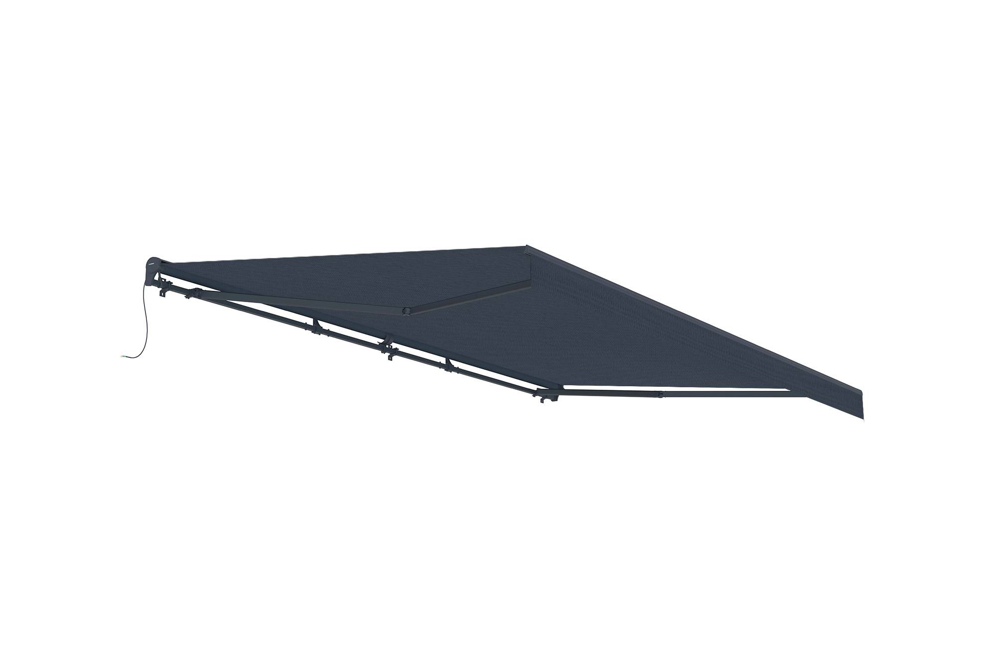 Cazeboo Store banne motorisé semi-coffre FAZZIO 5x3 m - Toile premium 320g/m2 Gris - Image 4