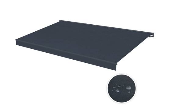 Cazeboo Store banne motorisé semi-coffre FAZZIO 5x3 m - Toile premium 320g/m2 Gris - Image 2