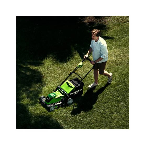 Greenworks - Tondeuse à gazon poussée 41cm 40V GREENWORKS - Batterie 4.0 Ah - Chargeur - G40LM41K4 - Image 3