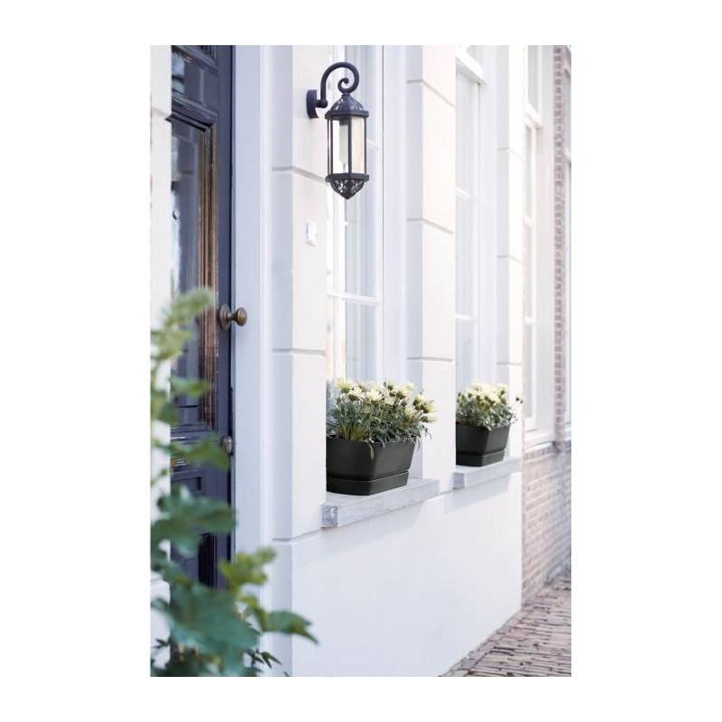Elho - Planteur Ovale Greenville - Plastique - ø70 - Noir - Image 6