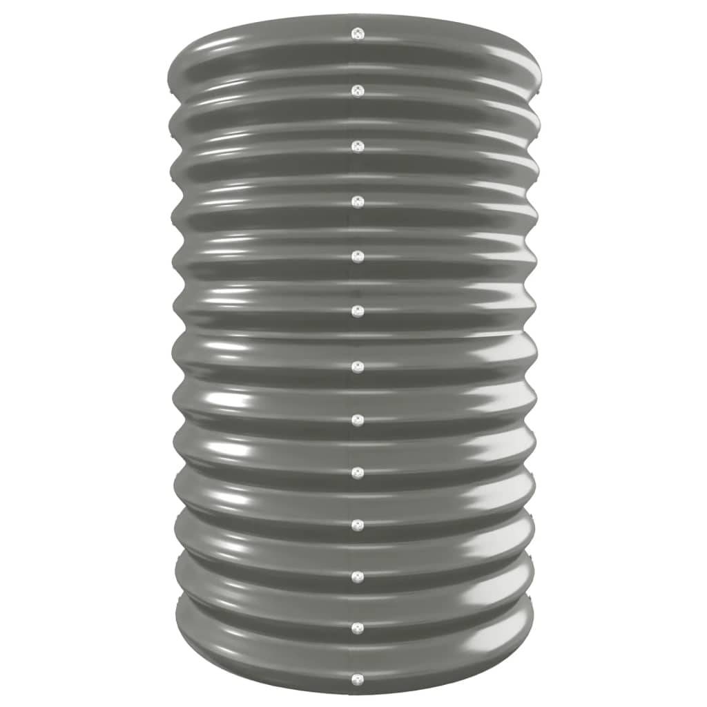 Vidaxl - Lit surélevé de jardin Acier galvanisé 332x40x68 cm gris vidaXL 318909 - Image 5