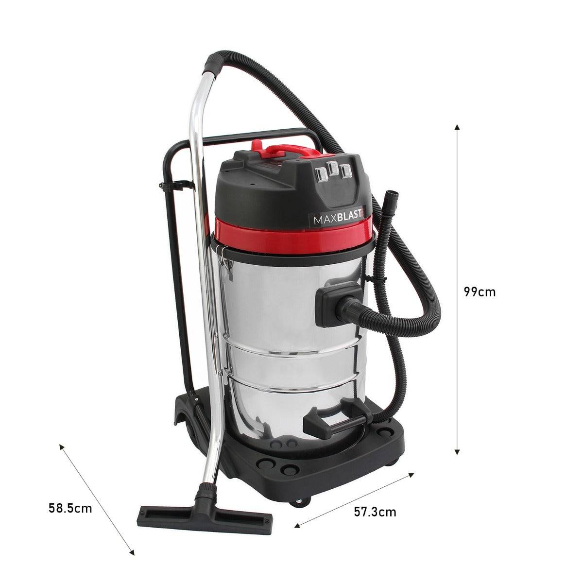 Maxblast - Perche d'Aspiration pour Gouttière 7.2m & Aspirateur Industriel 80L - Image 5