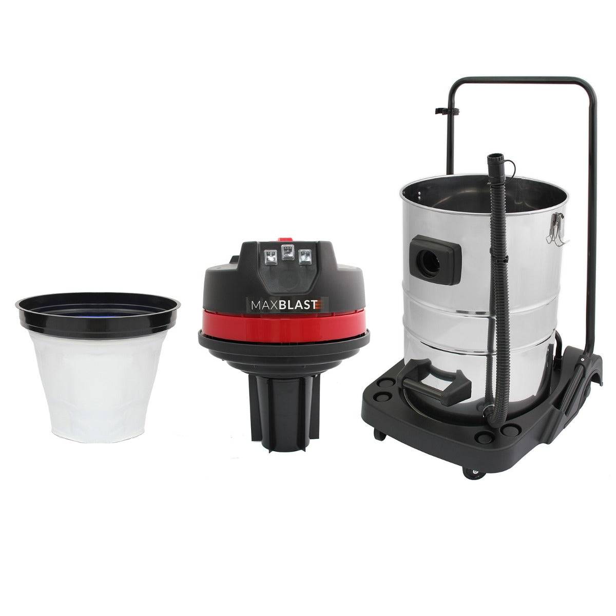 Maxblast - Perche d'Aspiration pour Gouttière 7.2m & Aspirateur Industriel 80L - Image 3