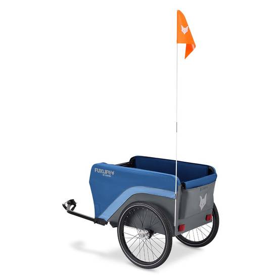 Remorque pour vélo FUXLIFE by FUXTEC FX-LA120 Bleu Remorque de transport 2en1 pliable 120 L | 47,8 kg de charge. - Image 3