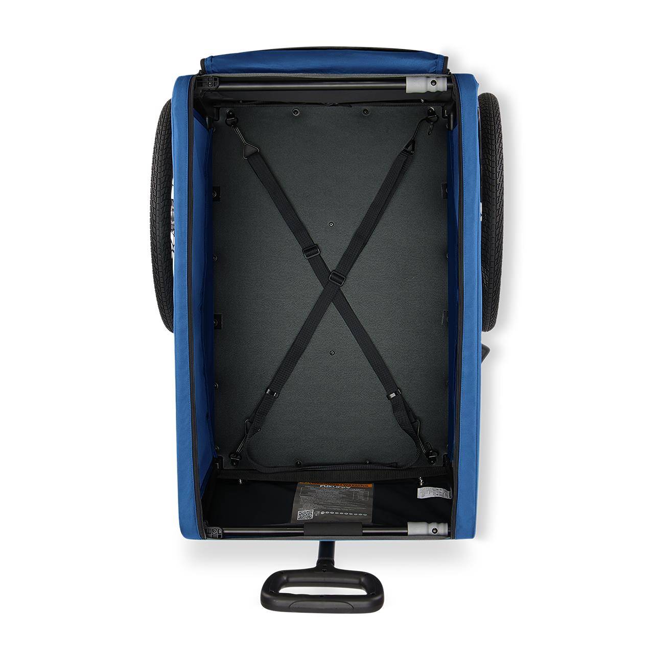 Remorque pour vélo  FUXLIFE by FUXTEC FX-LA120 Bleu Remorque de transport 2en1 pliable 120 L | 47,8 kg de charge. - Image 7