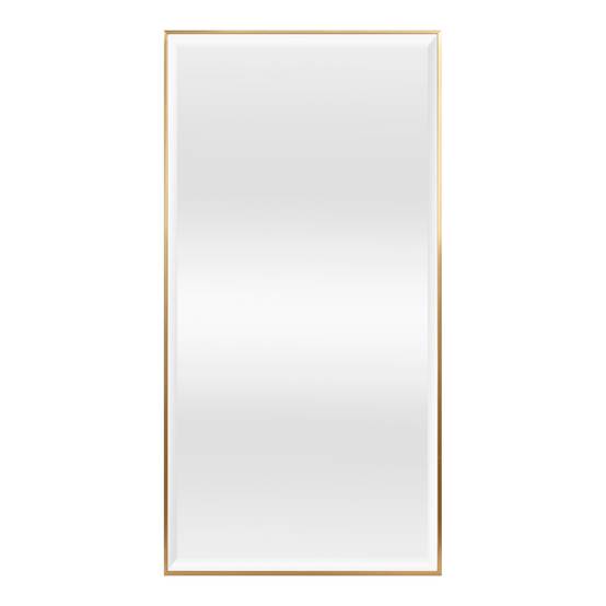 Miroir mural rectangulaire 102 x 52 cm doré - Image 2