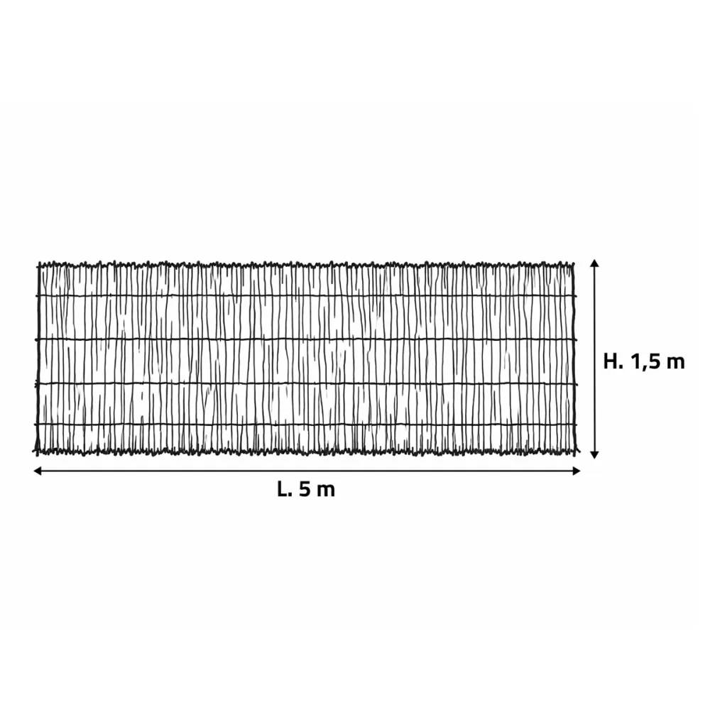 Brande de bruyère naturelle Largeur 5 m Hauteur 1.5 m - Image 8