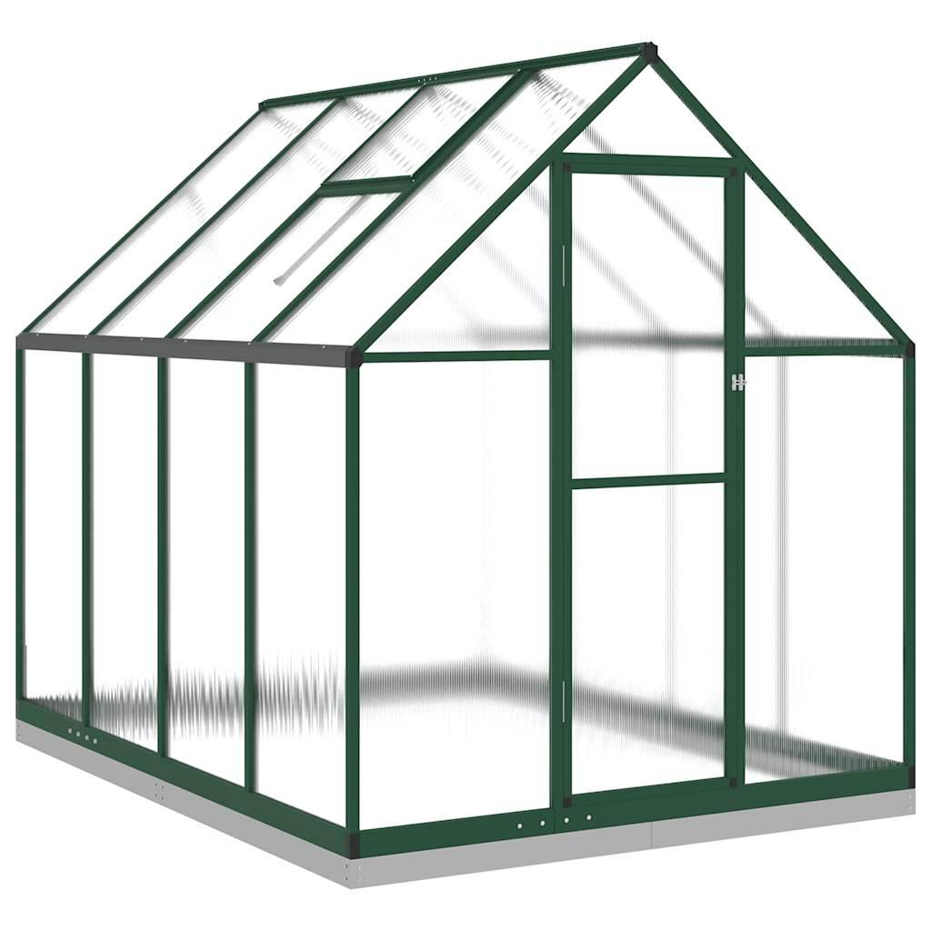 PANGIVO - Serre aluminium vert 224 x 169 x 202 cm - PANGIVO - Image 2