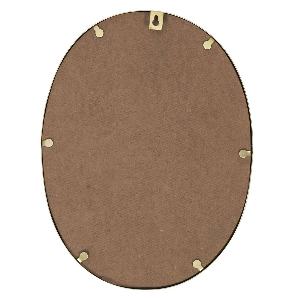 The Home Deco Factory - Miroir Mural Déco "Contour Ovale" 34cm Or - Image 2