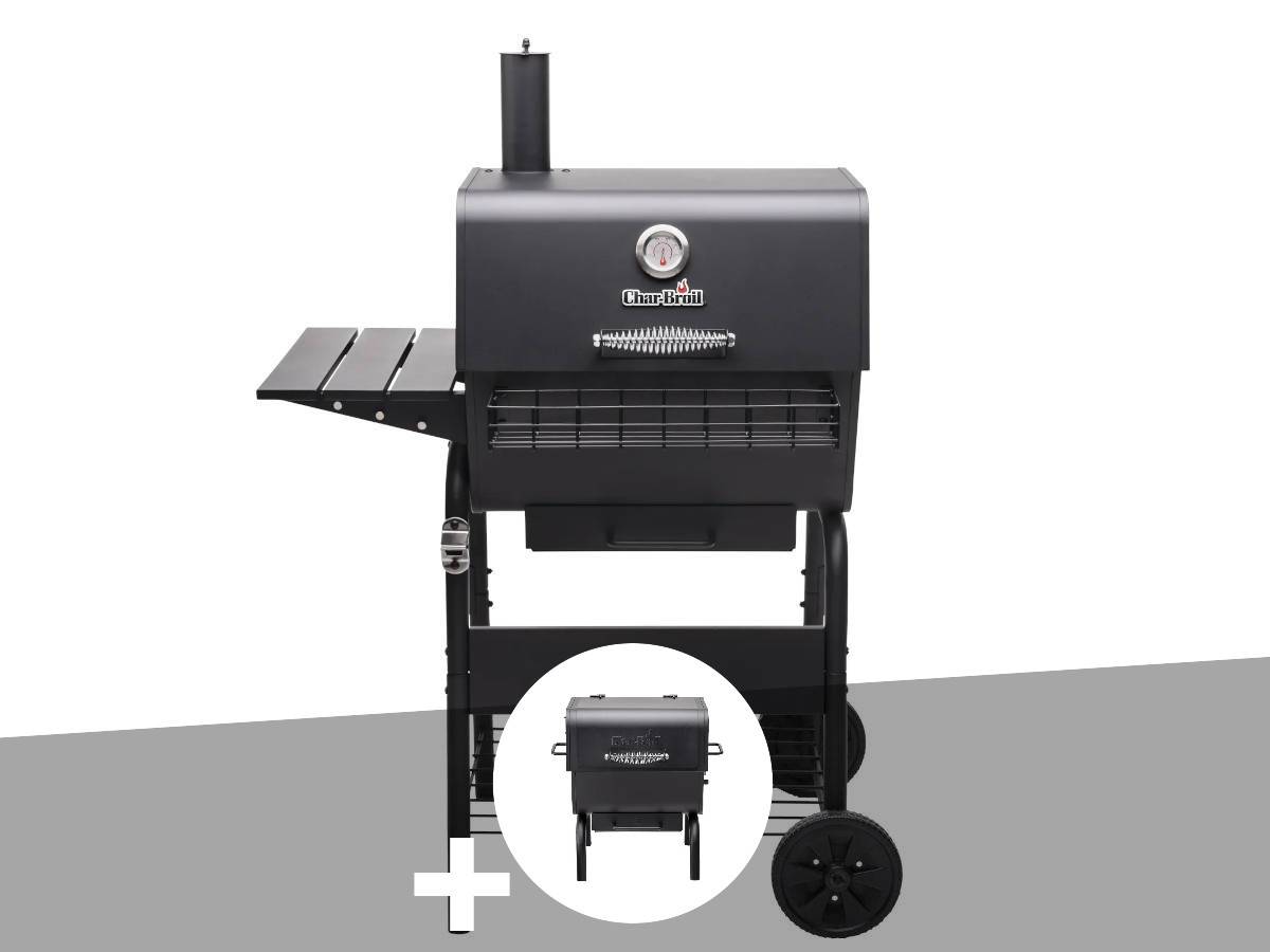 Char-broil - Barbecue à charbon Charcoal M + Charcoal 2GO Offset-Smoker - Char-Broil - Image 1