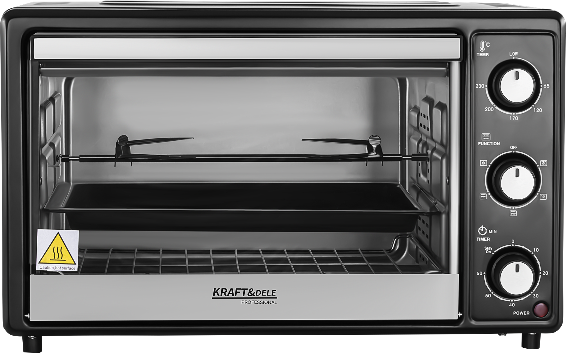 Entrepotbrico - Four Électrique 30L 1650w Fonction Rôtissage + Accessoire 4 - Image 1