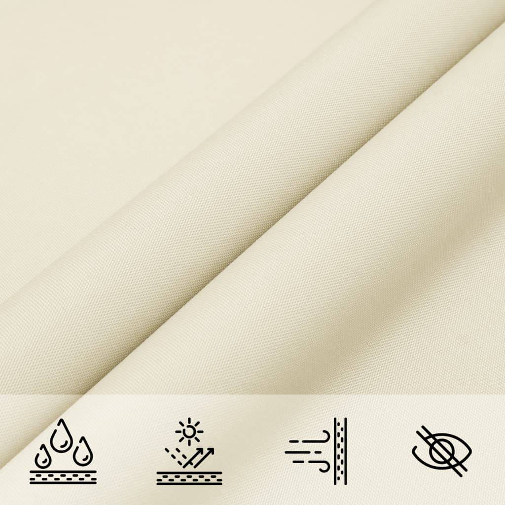 Voile de parasol tissu oxford crème 6 x 8 m - PANGIVO - Image 8