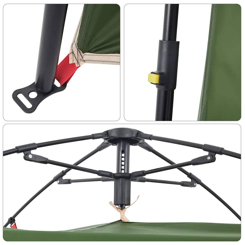 Cabine de Douche de Camping Polyester Montage Rapide Imperméable pour Jardin et Plein Air Vert – ComfortXL Outdoor Living - Image 5