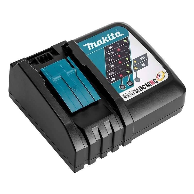 Makita - Ensemble de 2 machines 18 V Li-Ion 5 Ah MAKITA Perceuse DDF484 + Perfo DHR243 - 2 batteries, chargeur, coffret - DLX2191TJ - Image 4