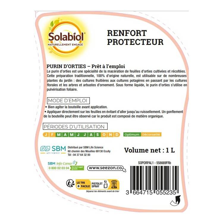 Solabiol - Solabiol - Purin d'orties prêt-à-l'emploi 1L - Image 2