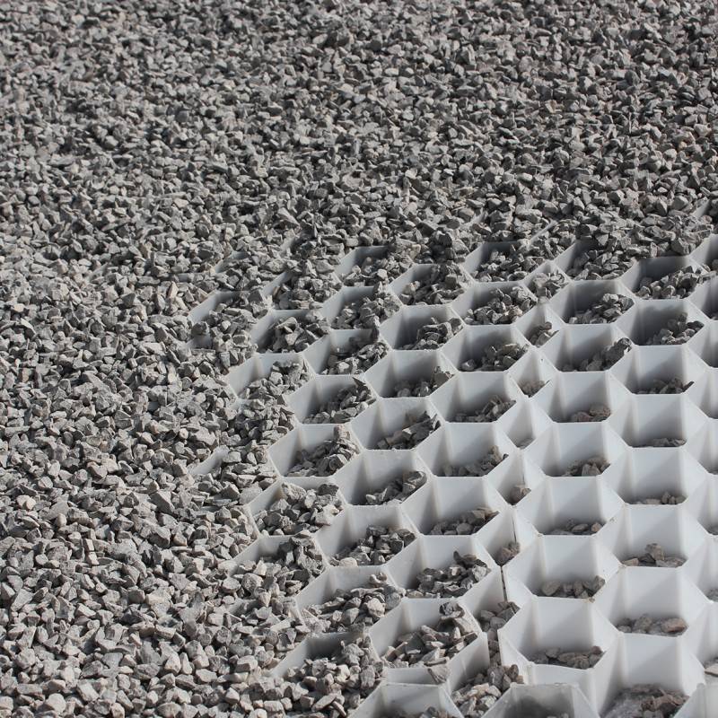 Stabilisateurs de graviers (palette de 35 unités soit 33,6 m²) - Blanc  - Jardinex - Image 1