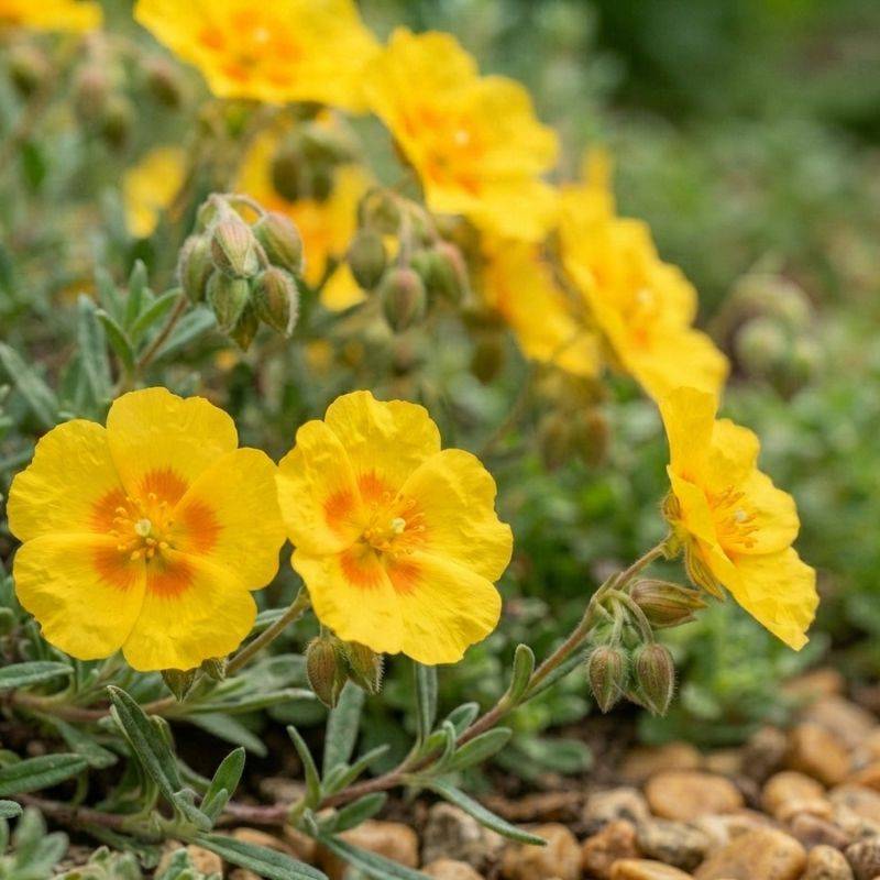 3 Hélianthèmes 'Ben Fhada' (Helianthemum 'Ben Fhada') - Lot de 3 vivaces - Pépinières Naudet
