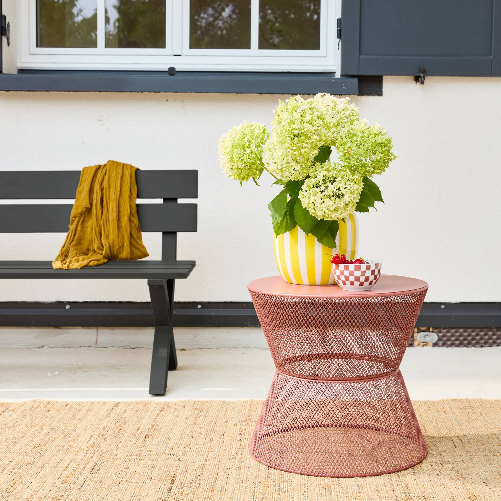 sweeek - Banc de jardin aluminium 2 places anthracite - Terralu | sweeek - Image 5