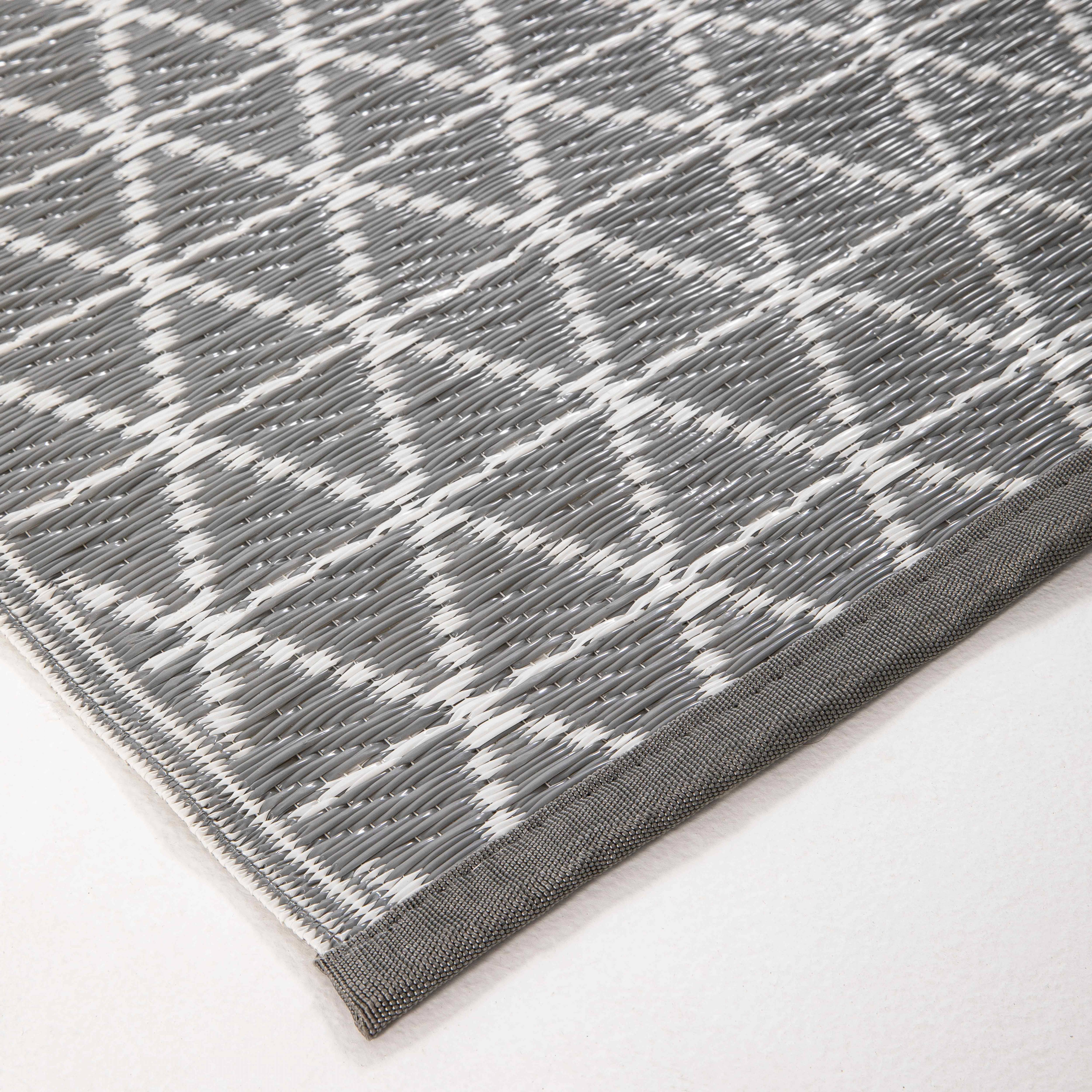 Oviala - Tapis d'extérieur polypropylène gris 230 x 160 cm Solys - Oviala - Image 4