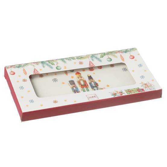 Assiette de Présentation de Noël "Casse-Noisette" 33cm Blanc - Image 4