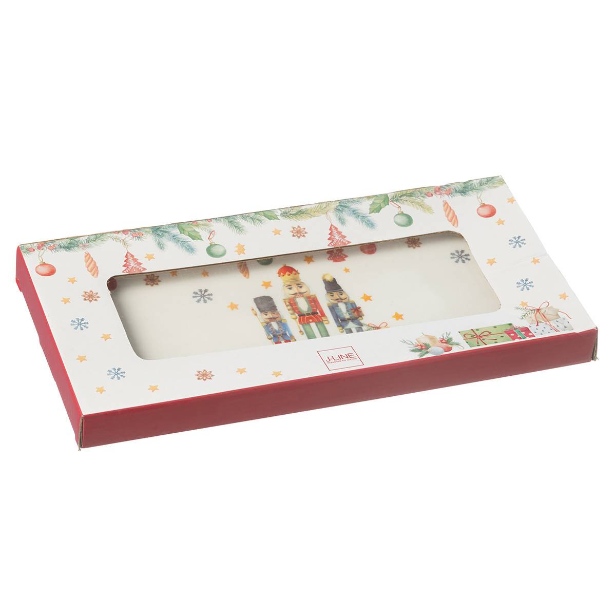 Assiette de Présentation de Noël "Casse-Noisette" 33cm Blanc - Image 4
