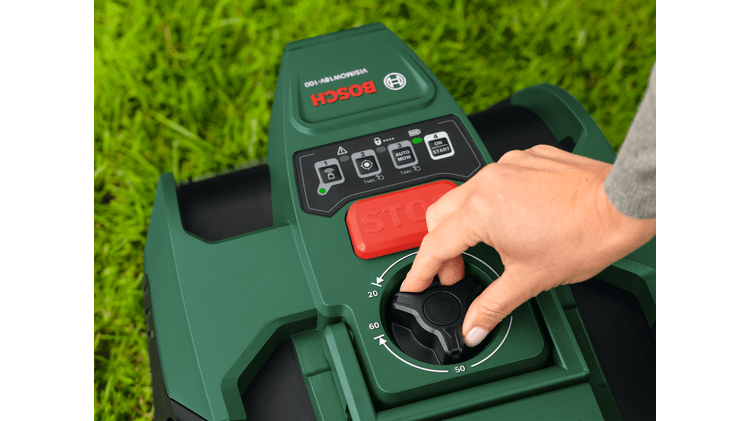 Tondeuse robot VISIMOW18V-100 - BOSCH - avec 1 batterie 4,0 Ah - chargeur - 06008E1000 - Image 6