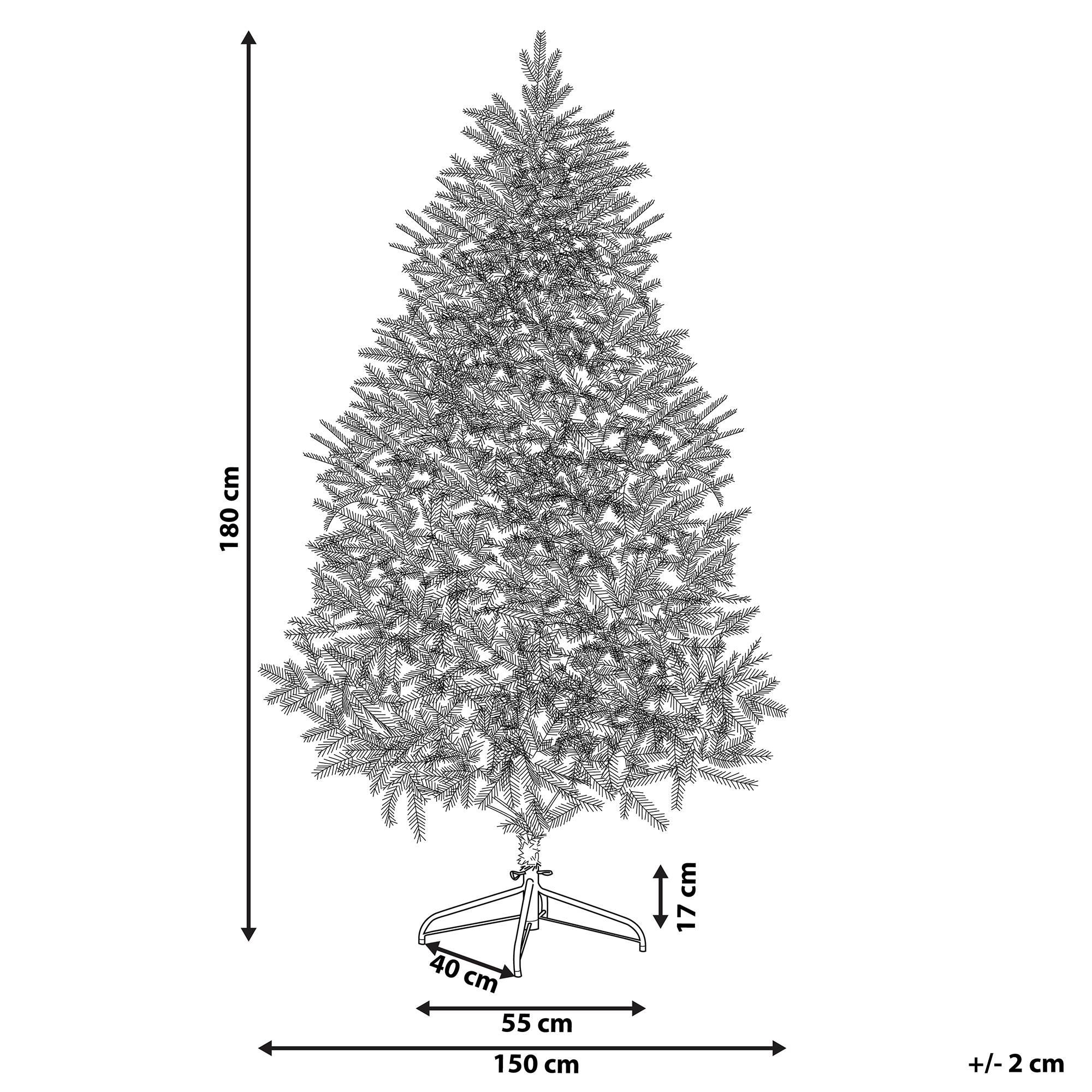 Beliani - Sapin de Noël PVC Rose FARNHAM - Beliani - Image 2