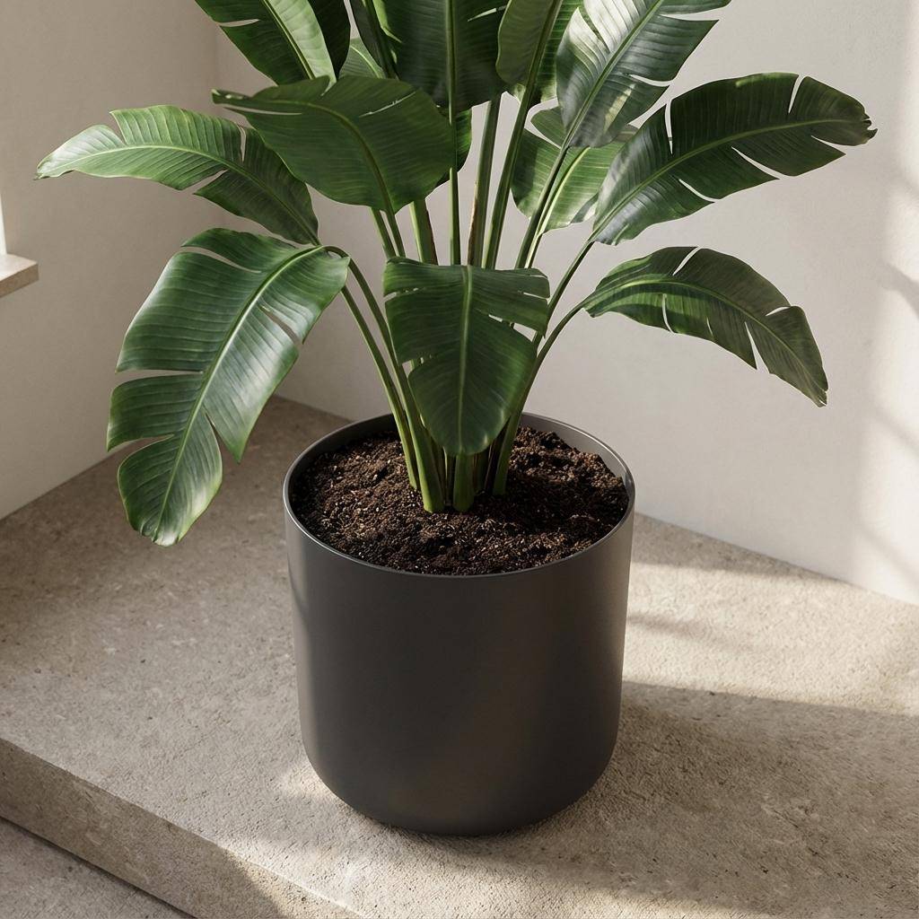 Pot de fleurs elho b.for soft anthracite - D.35cm - Image 5