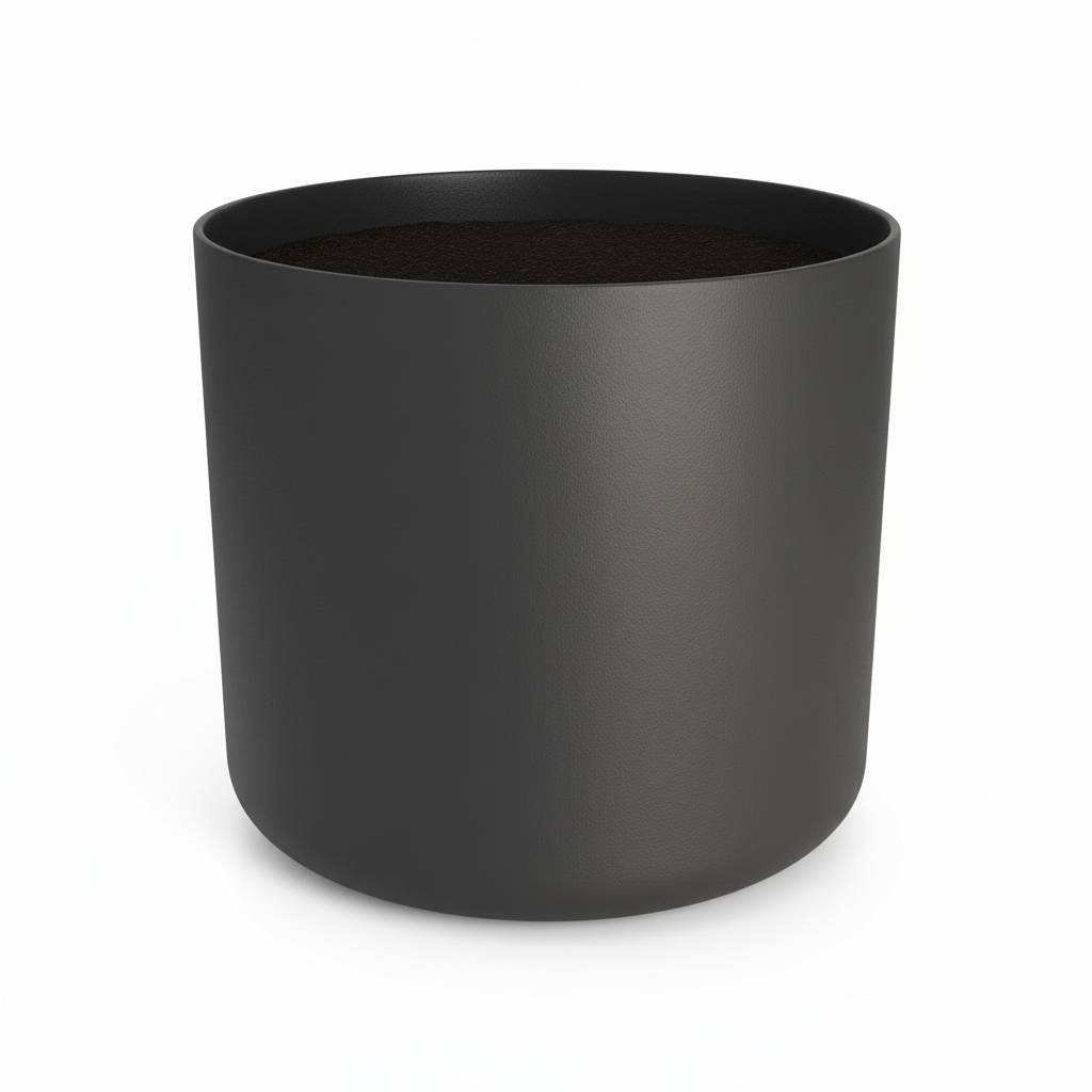 Pot de fleurs elho b.for soft anthracite - D.35cm - Image 1
