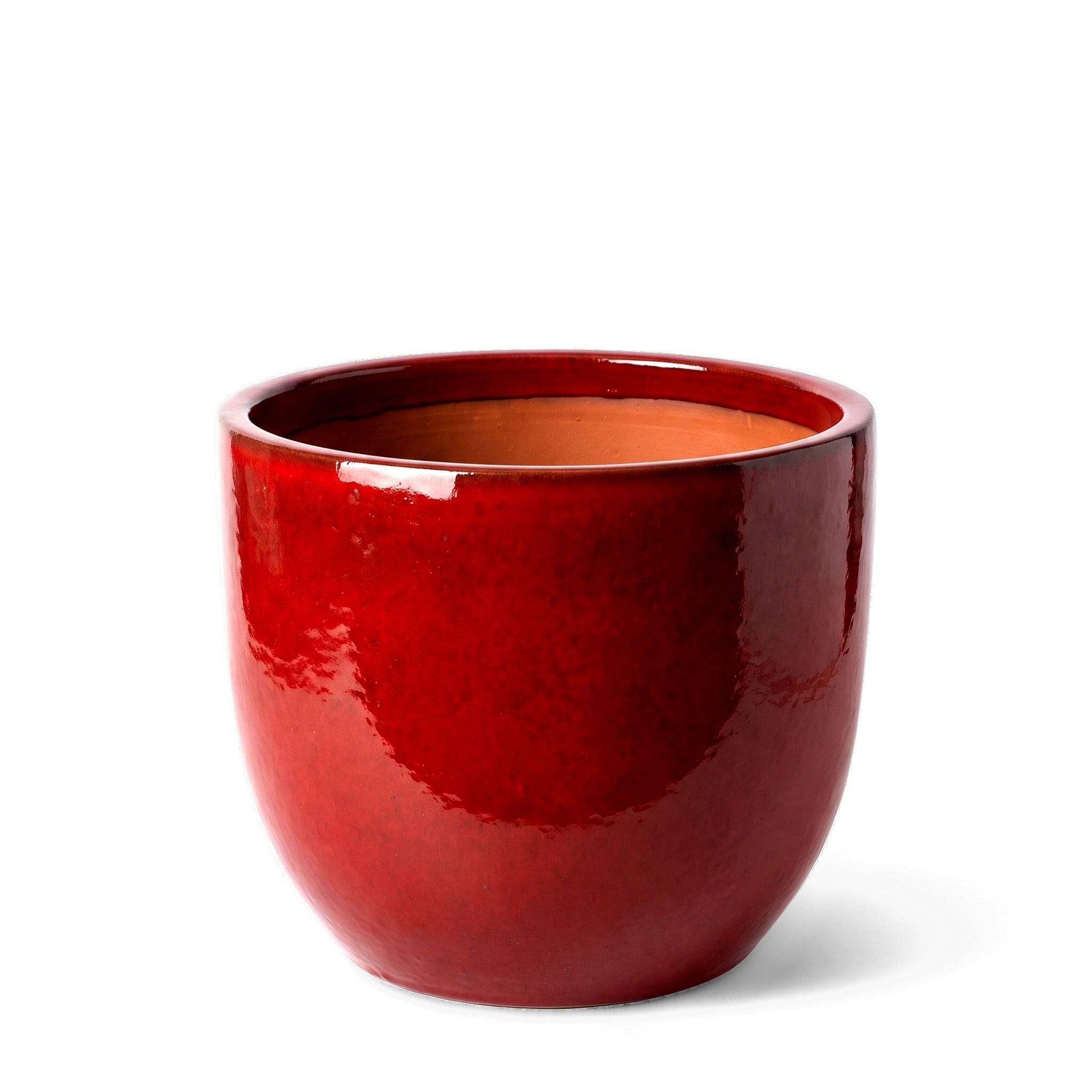 Provencelia - Pot LANCELOT 48x43cm rouge tropical - Image 1