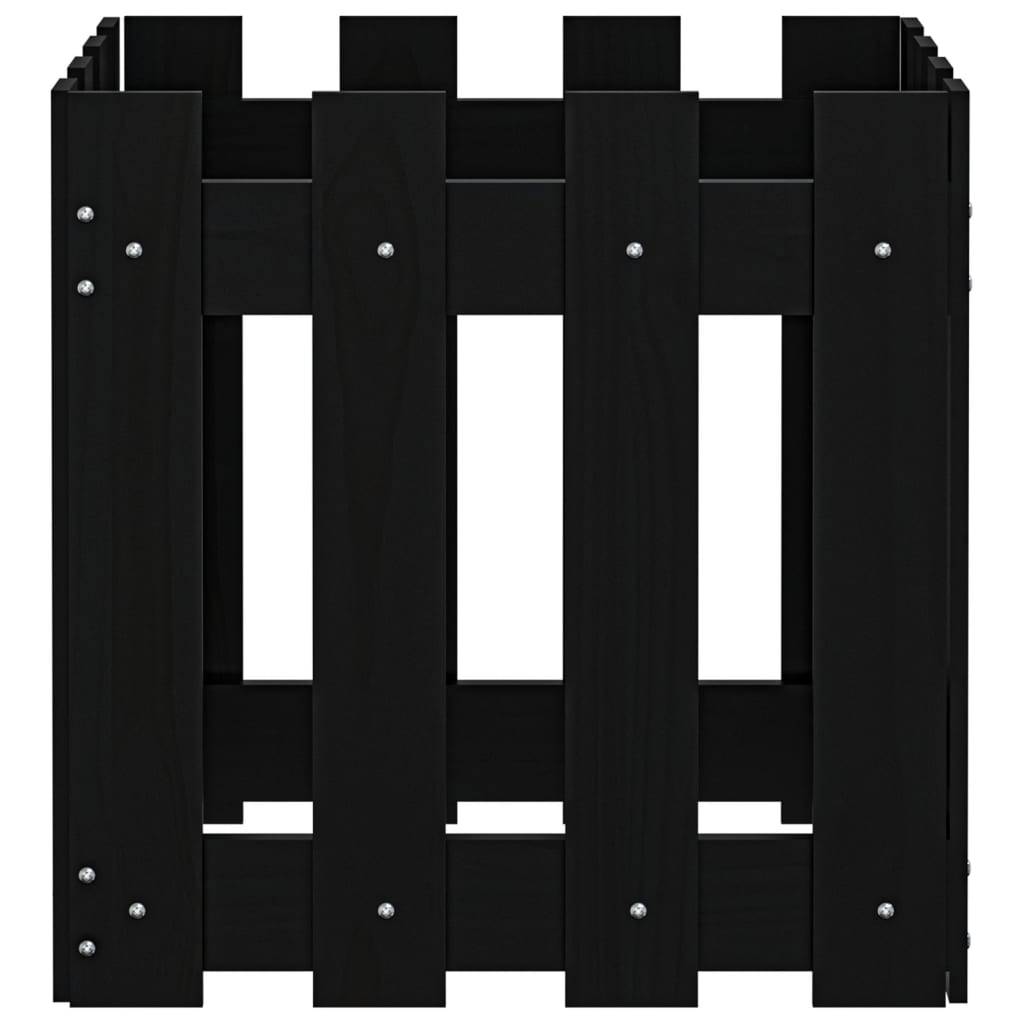 Prolenta Premium - Jardinière bois noir  40 x 40 x 40 cm  - Prolenta premium p321.6 - Image 6