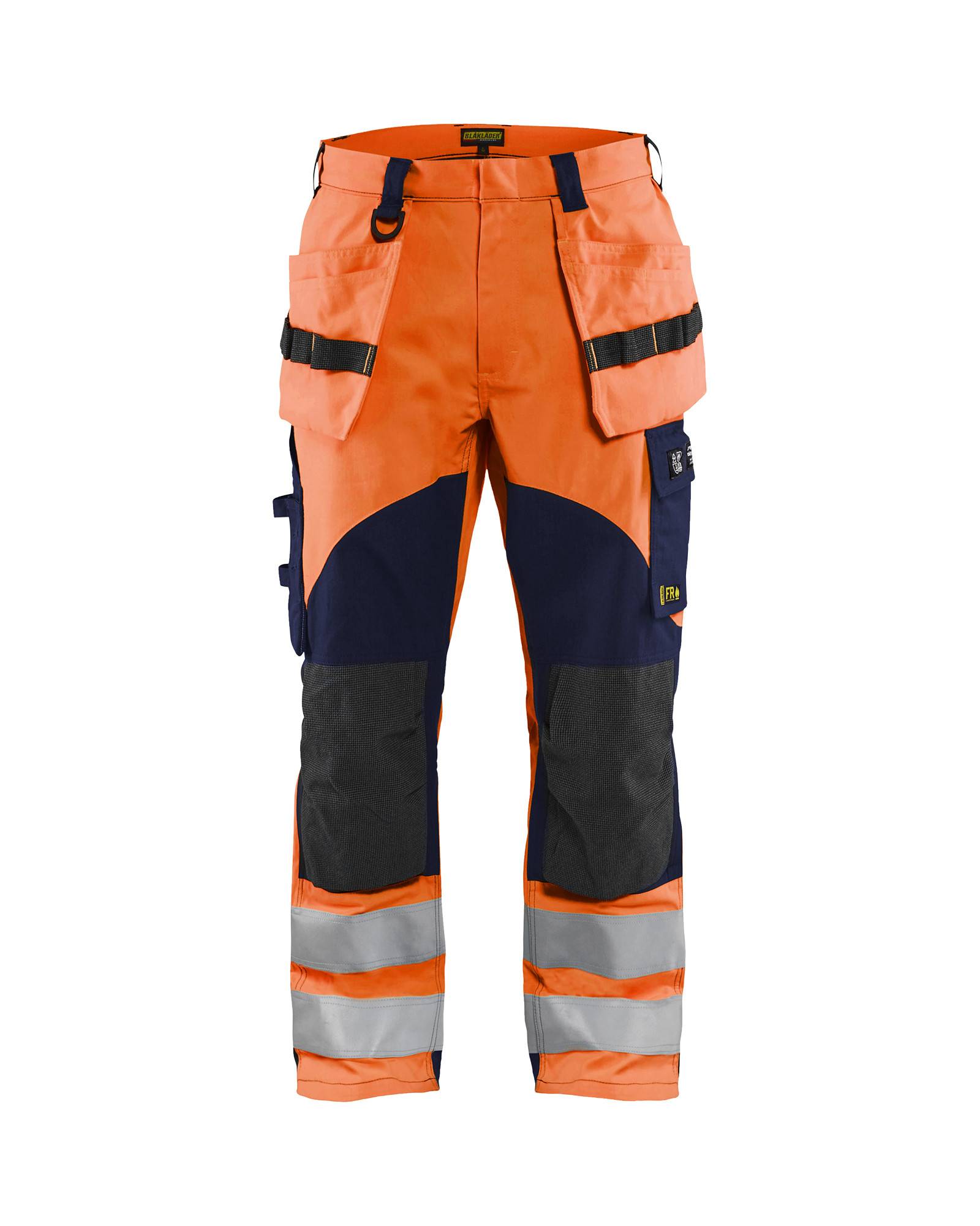 Pantalon multinormes inhérent Orange fluo/Marine | 158915135389 - Blaklader