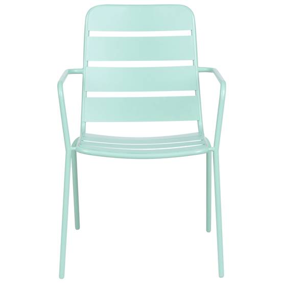 Beliani - Chaise de jardin Métal Vert menthe TERENZO - Beliani - Image 4